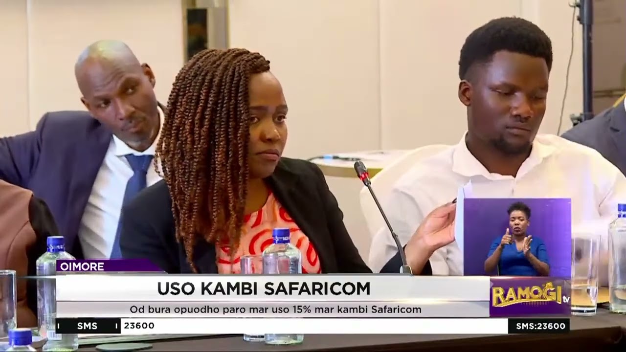 Od bura otimo lokruok madhi neno ni jotich ok owito tijegi ka sirkal ouso pok mare e Safaricom