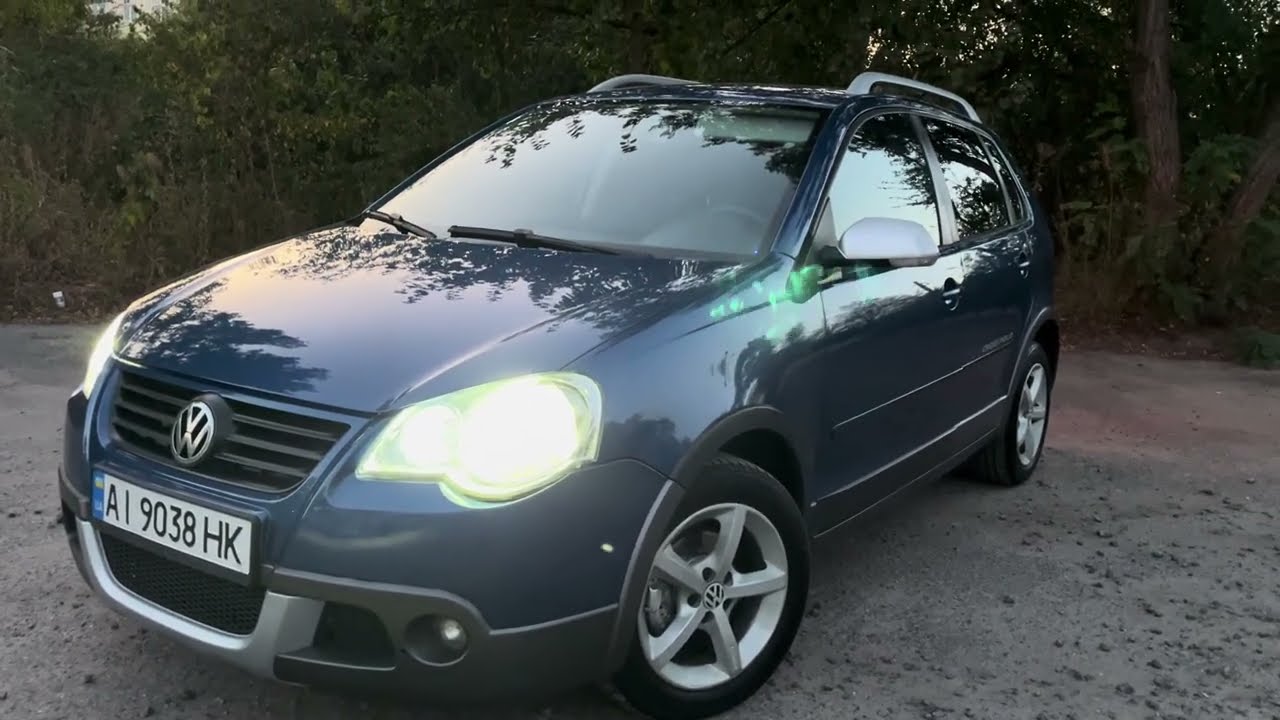 Volkswagen cross polo 1.6mpi Бензин,2007рік в Максимальній комплектації,195тис пробігу,м.вінниця