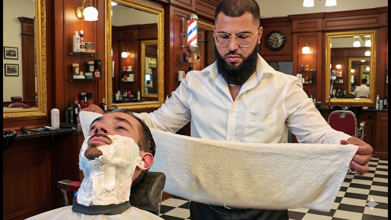 1920s SHAVE in Legacy Barbershop [Relax] - Athens 🇬🇷