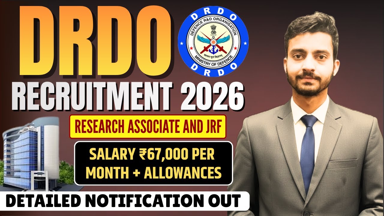 DRDO Defence Laboratory Recruitment 2026 | RA & JRF Vacancy, Salary, Apply Online | DRDO Vacancy