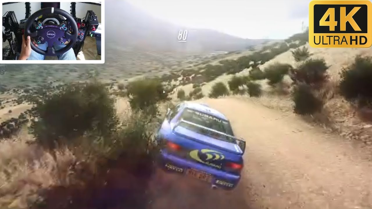 Subaru Impreza - Dirt Rally 2.0 | Moza Steering Wheel Gameplay