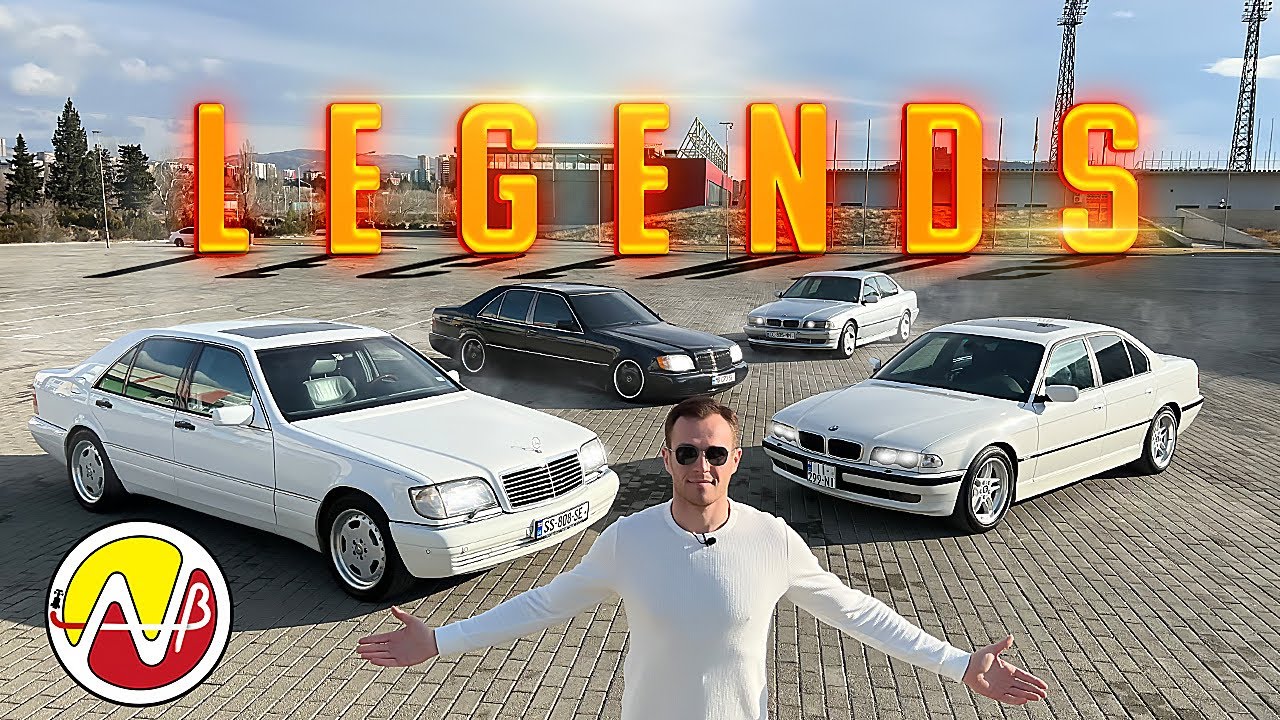 7 სერია E38 VS S class W140 - ტიტანები შევადარე და ბონუსად 2 უიშვიათესი მანქანაც მოვიყვანე