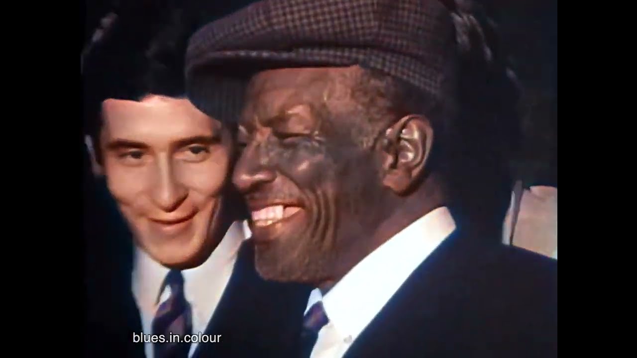 Alex Moore - Whistling Alex Moore Blues live [Colourised] 1969