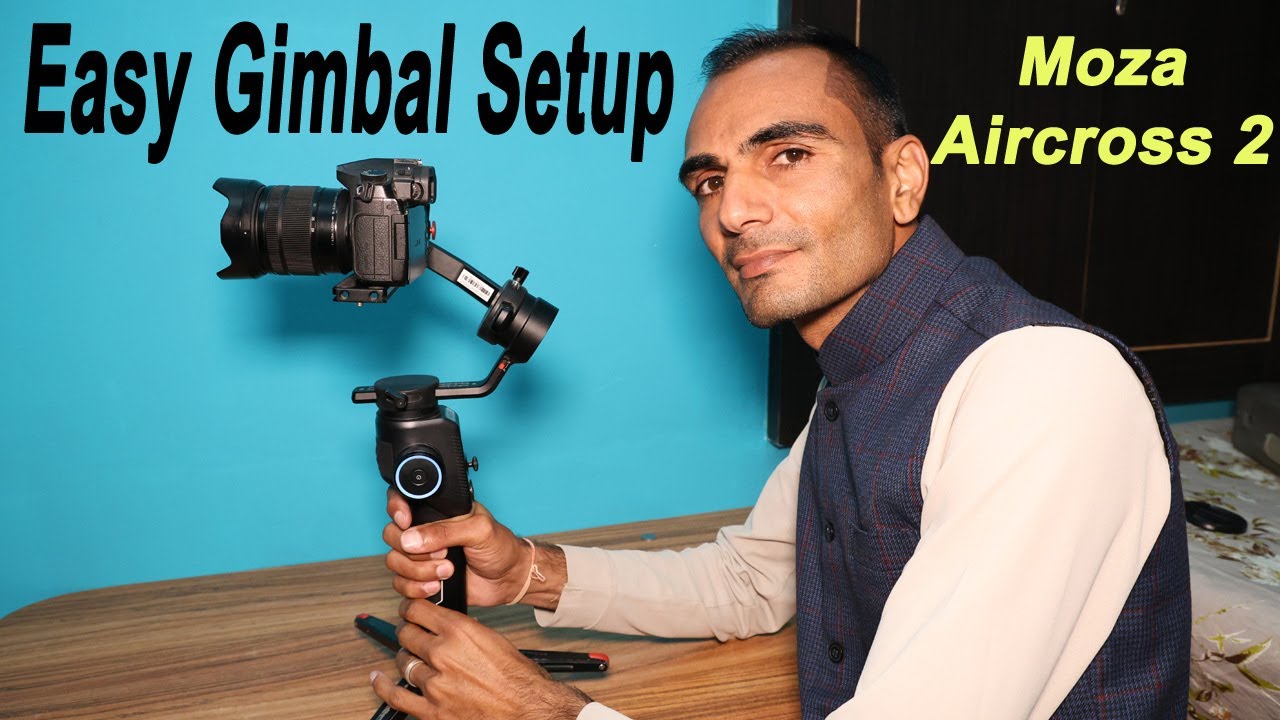 Moza aircross 2 setting hindi // learn gimbal #mozaaircross2