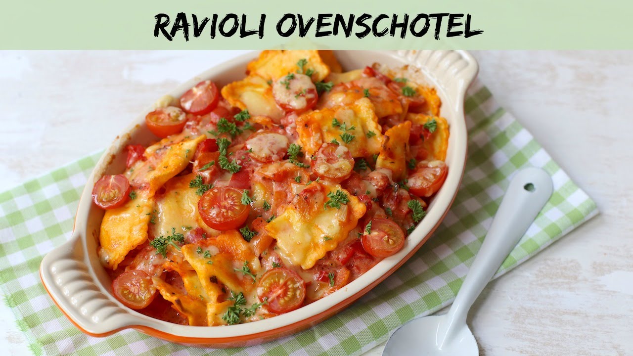 RAVIOLI OVENSCHOTEL - LEKKER EN SIMPEL