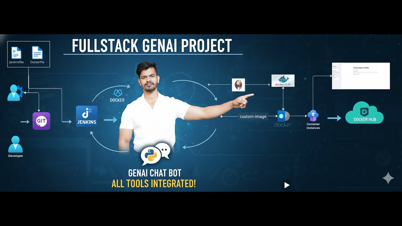 End-to-End CI Pipeline for GenAI Chatbot | Python + Docker + Jenkins Integration