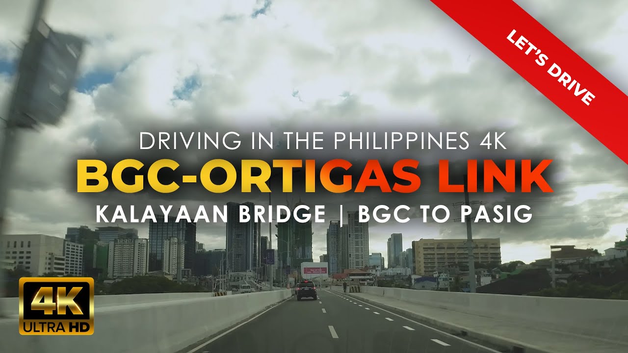 Complete Kalayaan Bridge BGC Ortigas Link Bridge Driving City Tour 4k | Santa Monica Lawton Bridge