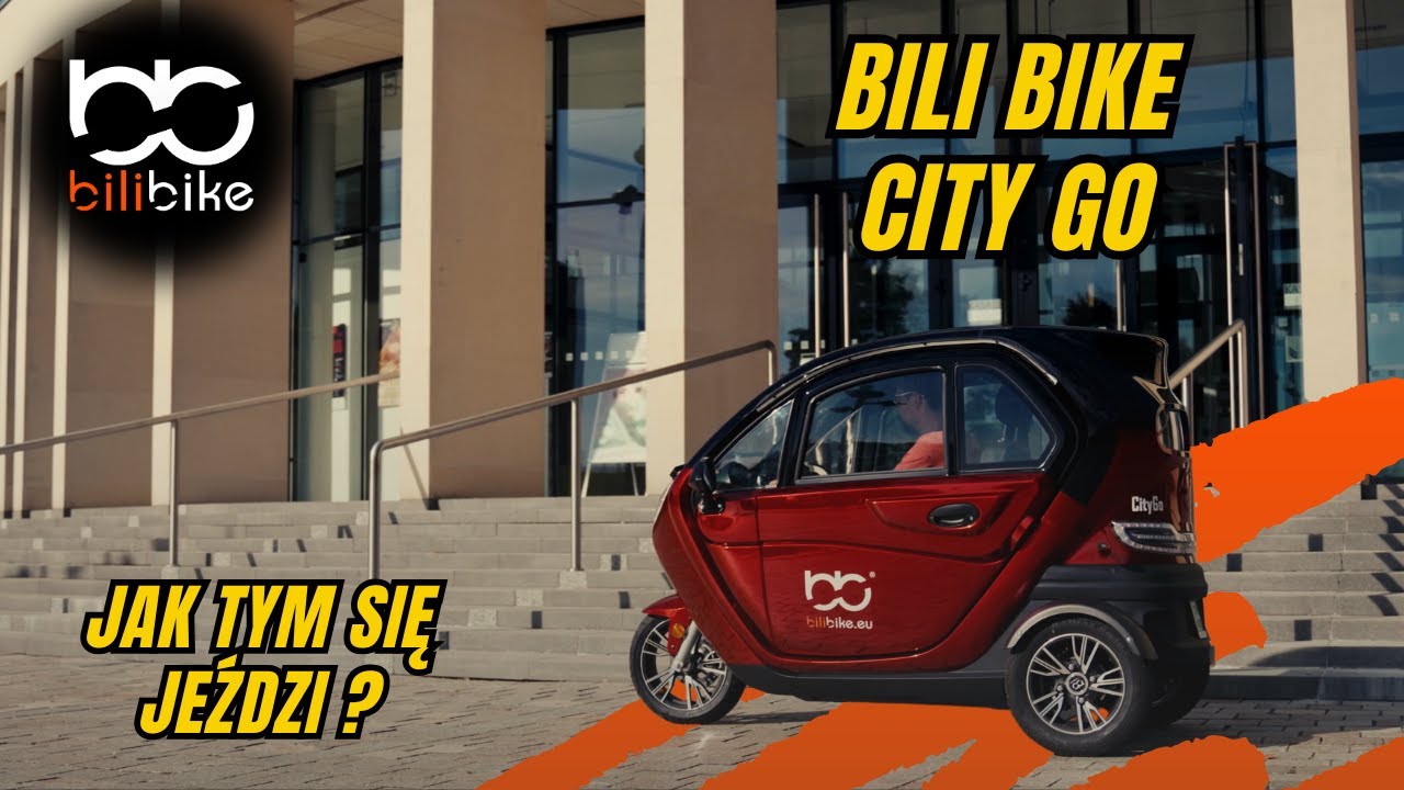 Bili Bike City Go - trójkołowy skuter elektryczny. Jak tym się jeździ ? I Rozmowa w trakcie jazdy