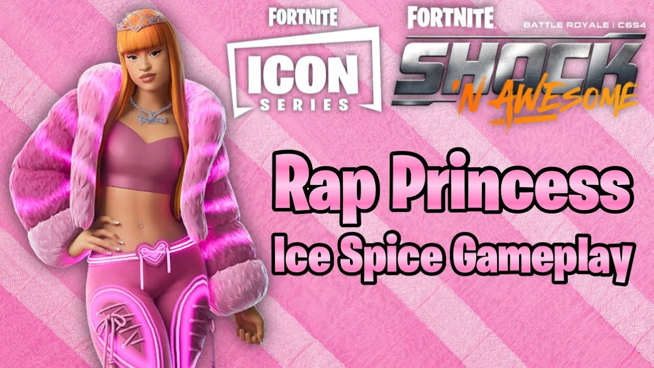Rap Princess Ice Spice Showcase | Icon Series | Xbox Series S Gameplay | Fortnite Battle Royale ZB 