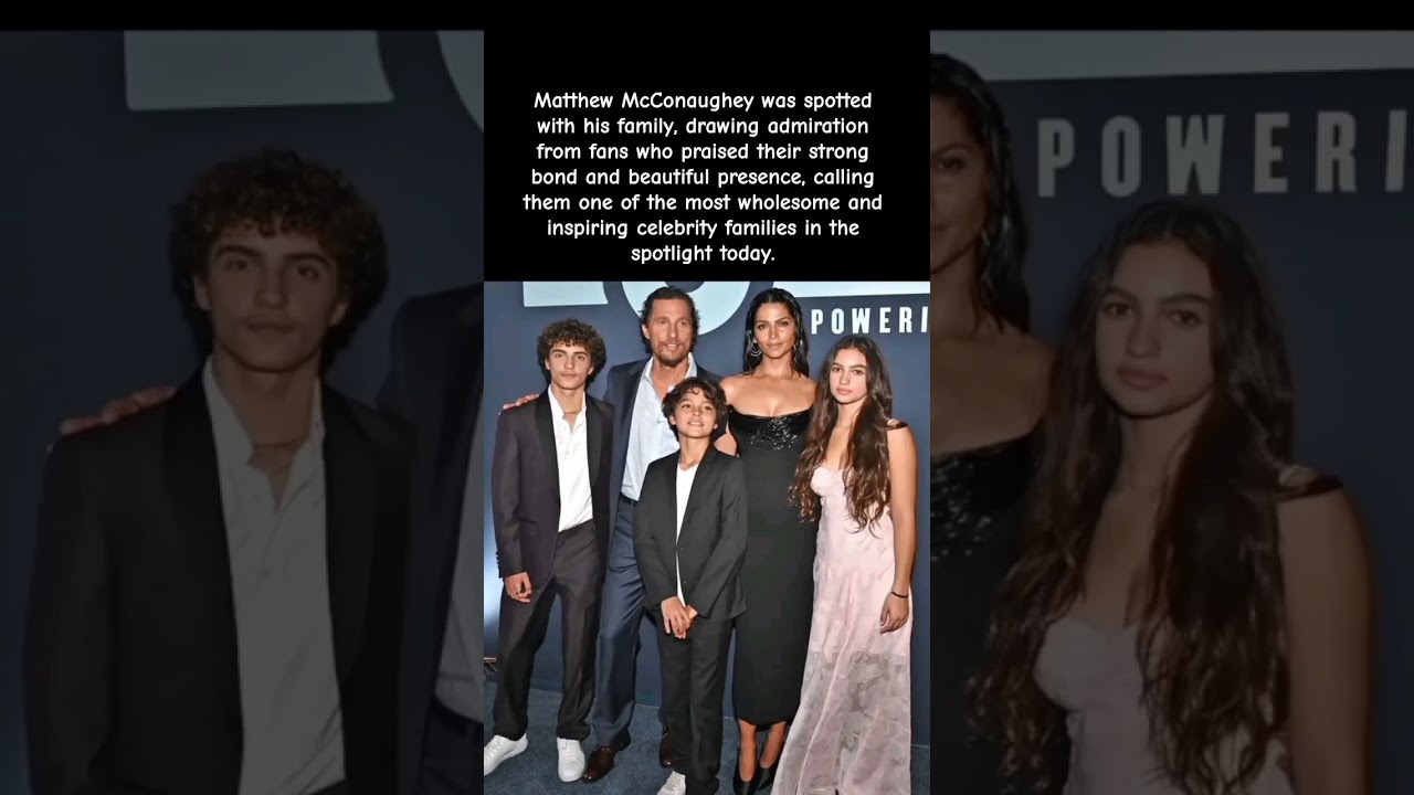 Matthew McConaughey Spotted With Family&mdash;Fans Love It! ❤️ #celebritynews