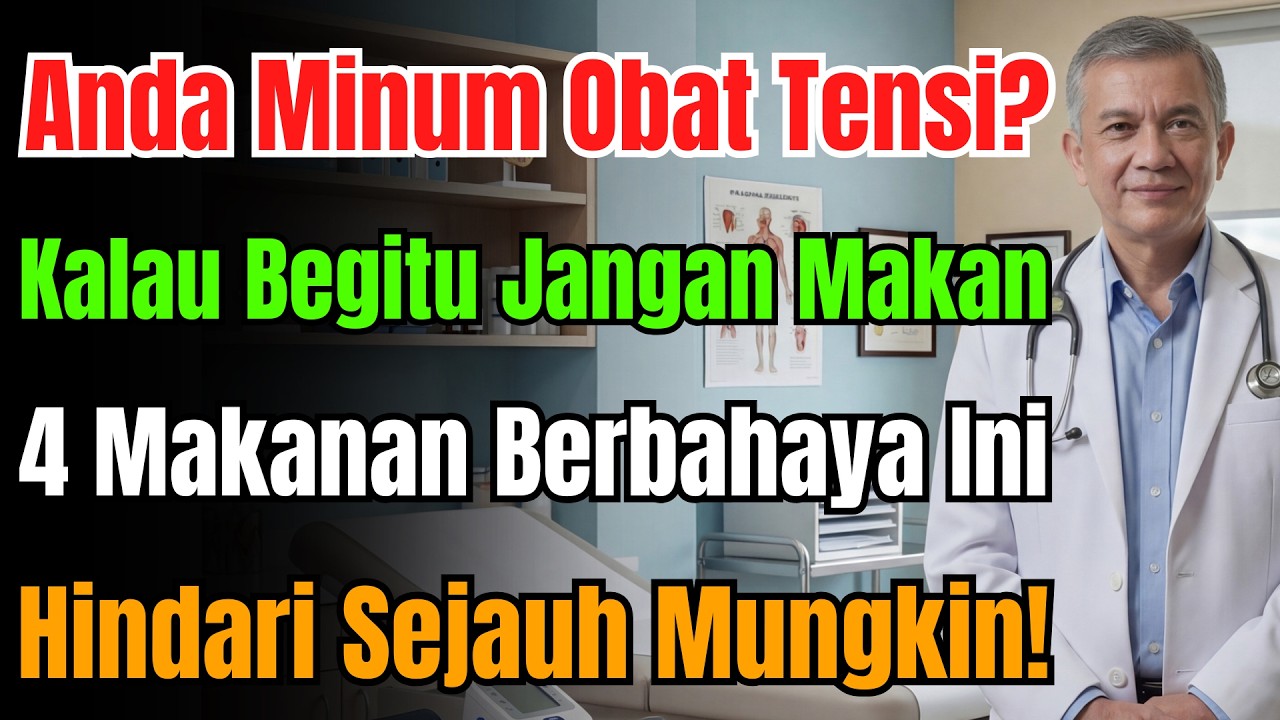Peringatan Keras! Minum Obat Darah Tinggi? Wajib Hindari 4 Makanan Ini, Jangan Disentuh Ya