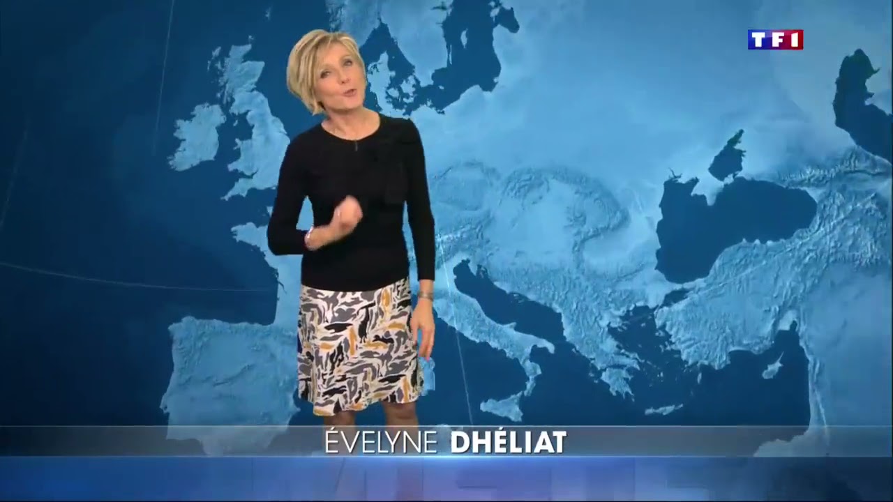 Météo TF1 du 25 Novembre 2015 (Évelyne Dhéliat)