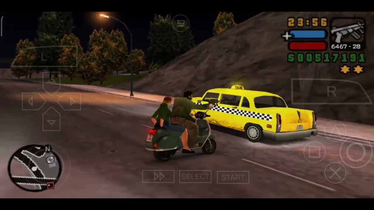 Weird Granny NPC rides with me for some reason and is loyal?? 😮 (GTA LCS)