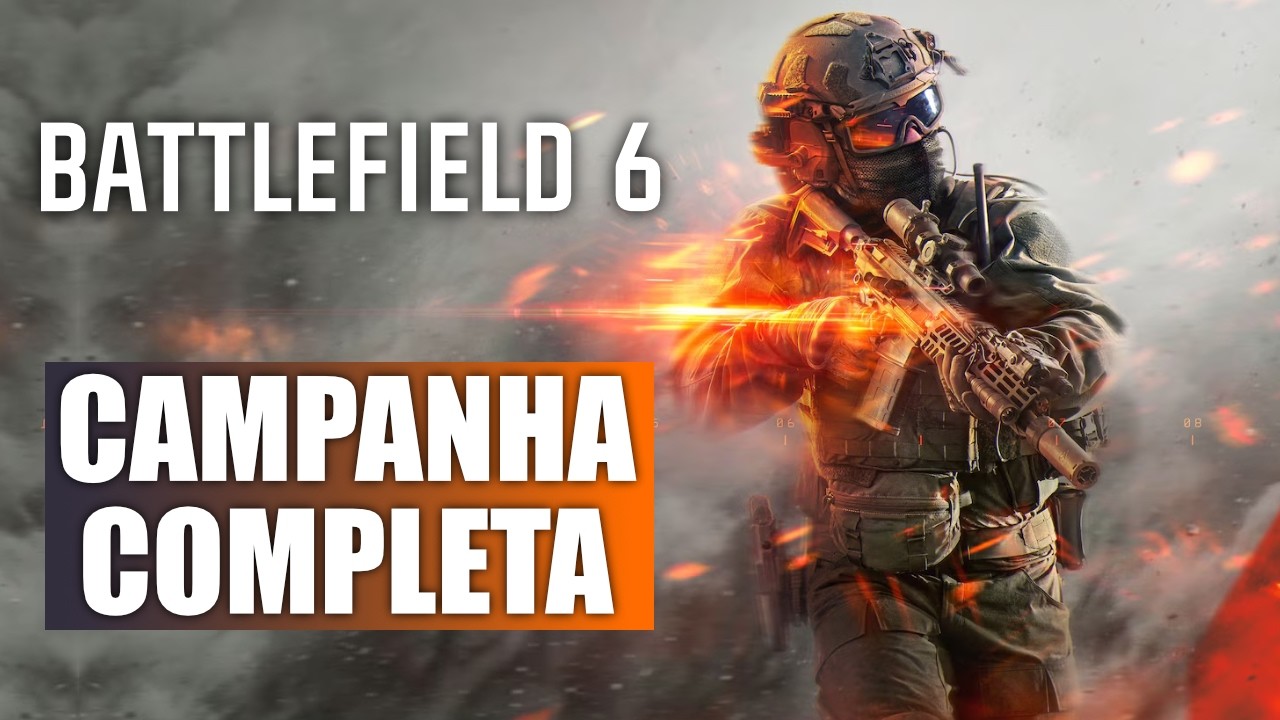 BATTLEFIELD 6 - Campanha Completa em PT-BR (Sem Hud e Sem Coment&aacute;rios)