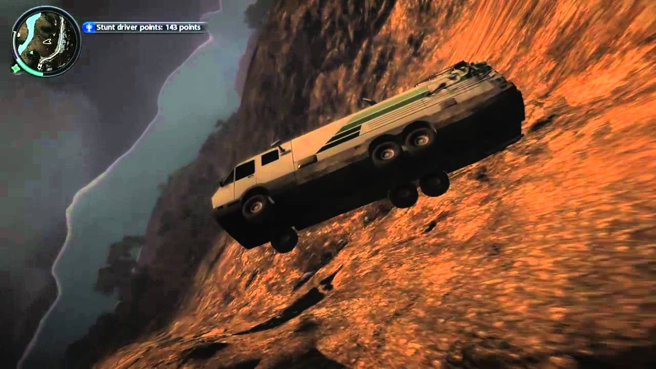 Just Cause 2 Car Jumping
