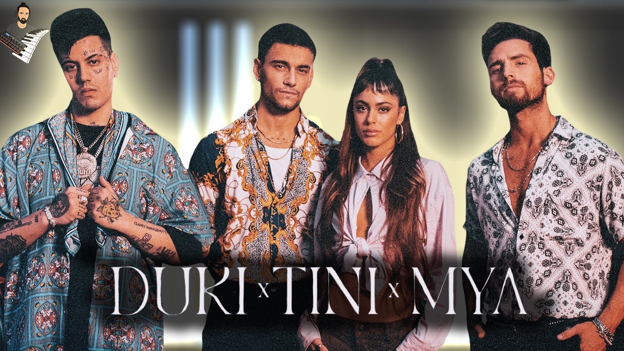 MYA, TINI & DUKI - 2:50 Remix | Instrumental Piano Tutorial / Partitura / Karaoke / MIDI