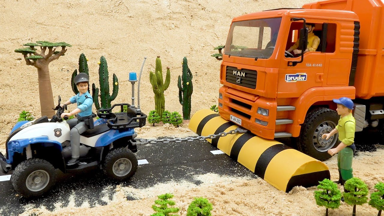 Police Car Team Rescue Construction Vehicles Collection Videos Funny Stories | BIBO TOYS