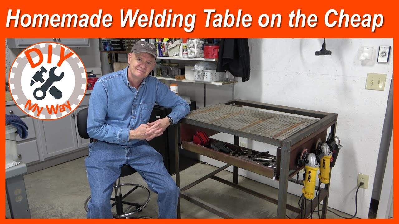 Homemade Welding Table on the Cheap (#185)