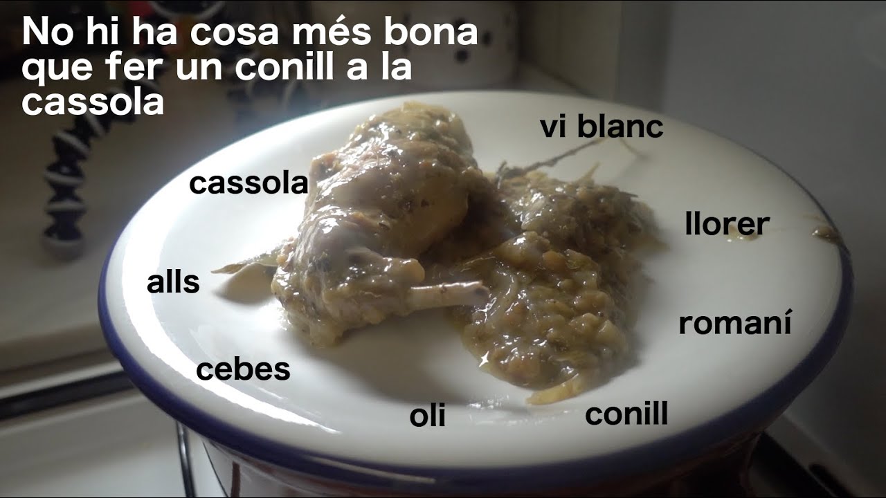 Conill a la cassola - el cuiner mut