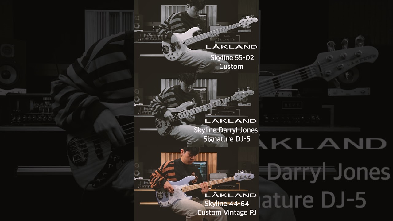 Lakland Skyline 55-02 Custom vs DJ5 vs 44-64 PJ
