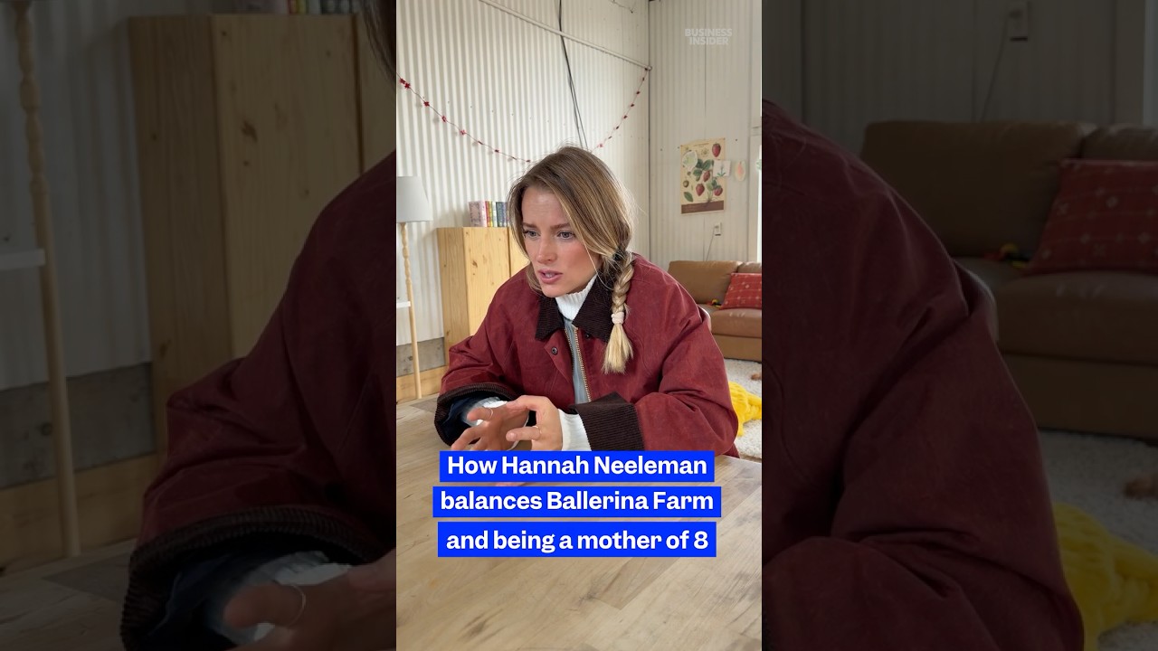 Как Ханна Нилман совмещает #Ballerinafarm и роль матери восьмерых детей #FarmFamily #workingmom