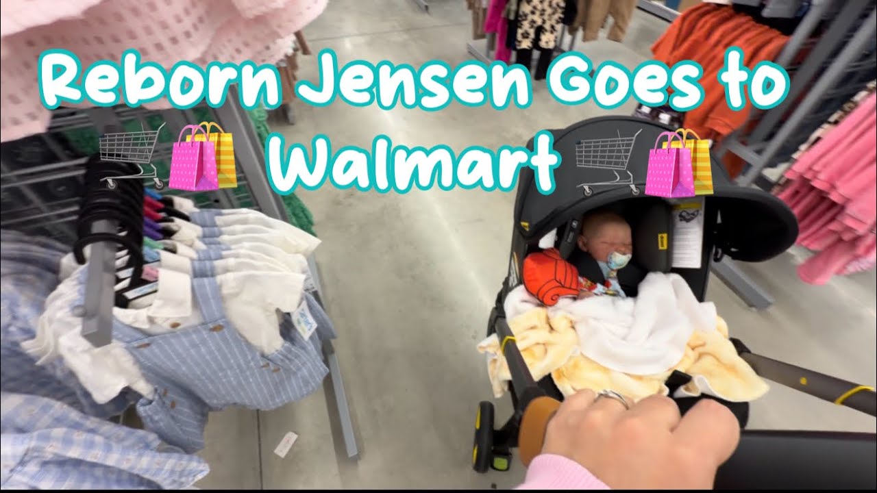 Reborn Jensen Goes to Walmart 🛒🛍️