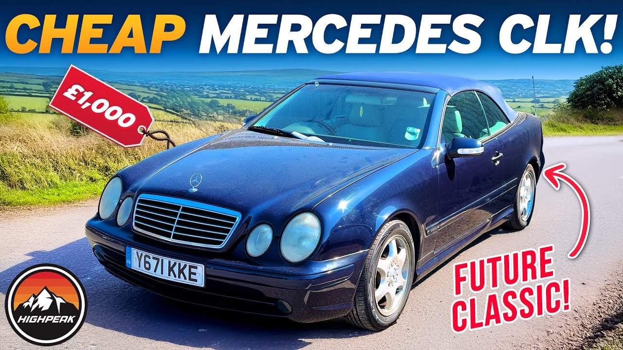 I BOUGHT A CHEAP MERCEDES CLK CONVERTIBLE FOR £1,000!