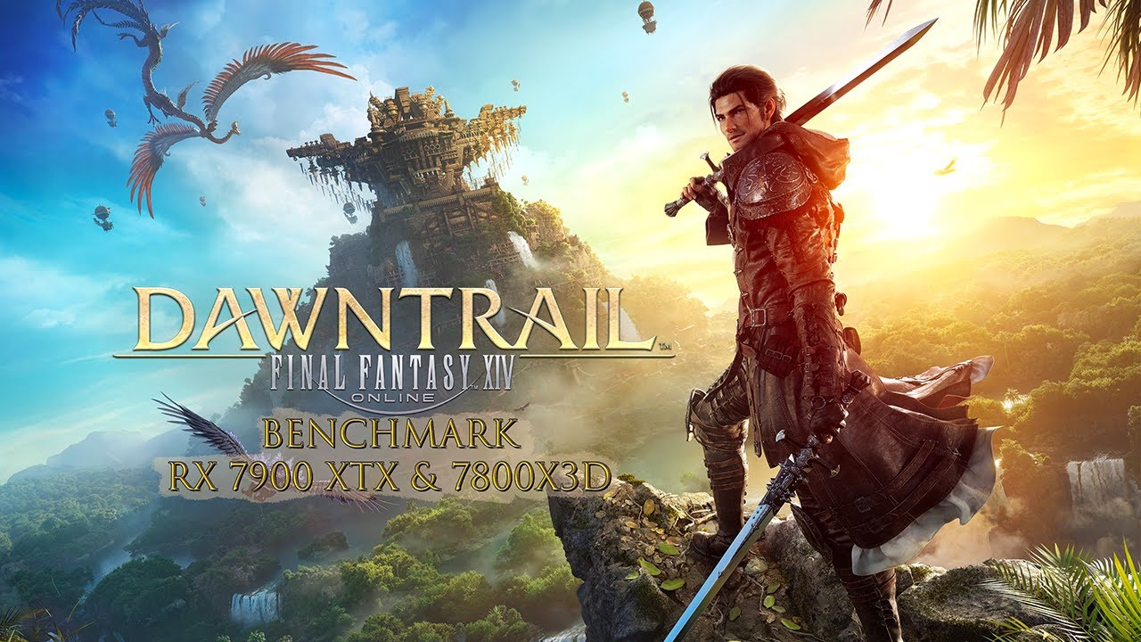 Final Fantasy XIV: Downtrail Benchmark (RX 7900 XTX & 7800X3D)