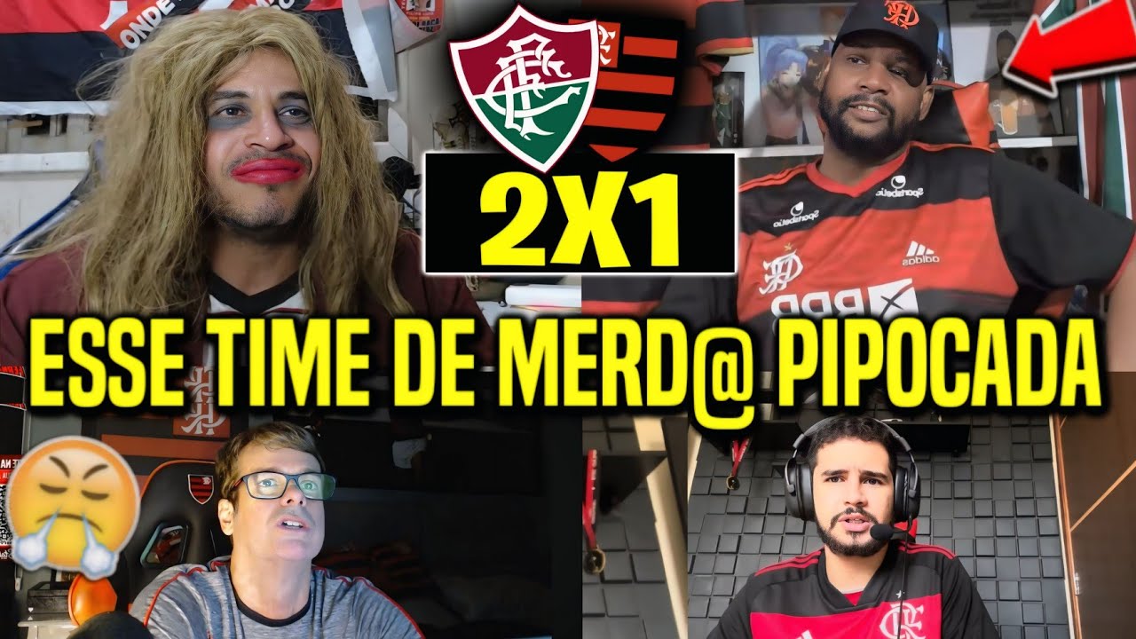 REAÇÕES DOS FLAMENGUISTAS DESCONTROLADOS COM DERROTA! REACT FLUMINENSE 2X1 FLAMENGO