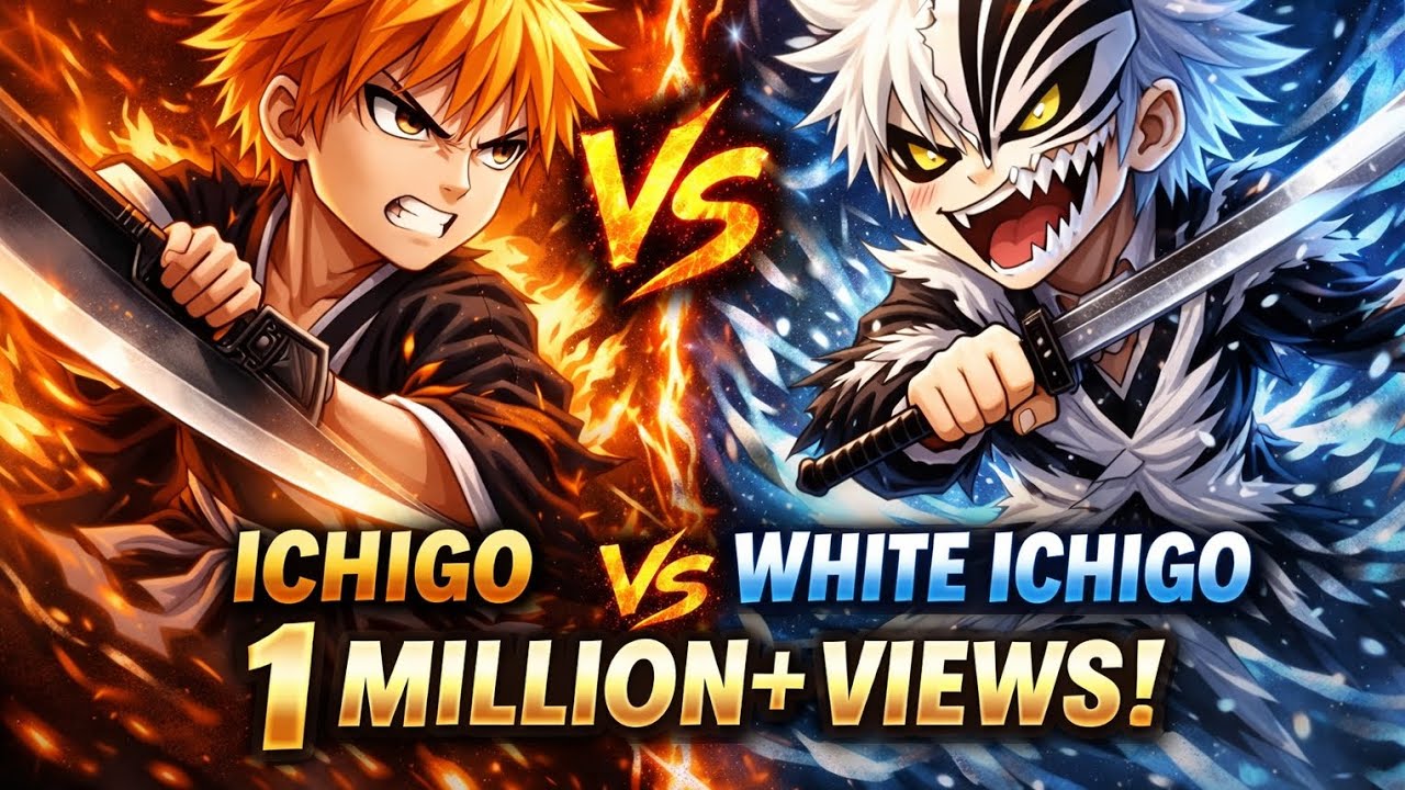 Ichigo vs White Ichigo 😈🔥 | 1 MILLION+ Views Fight!