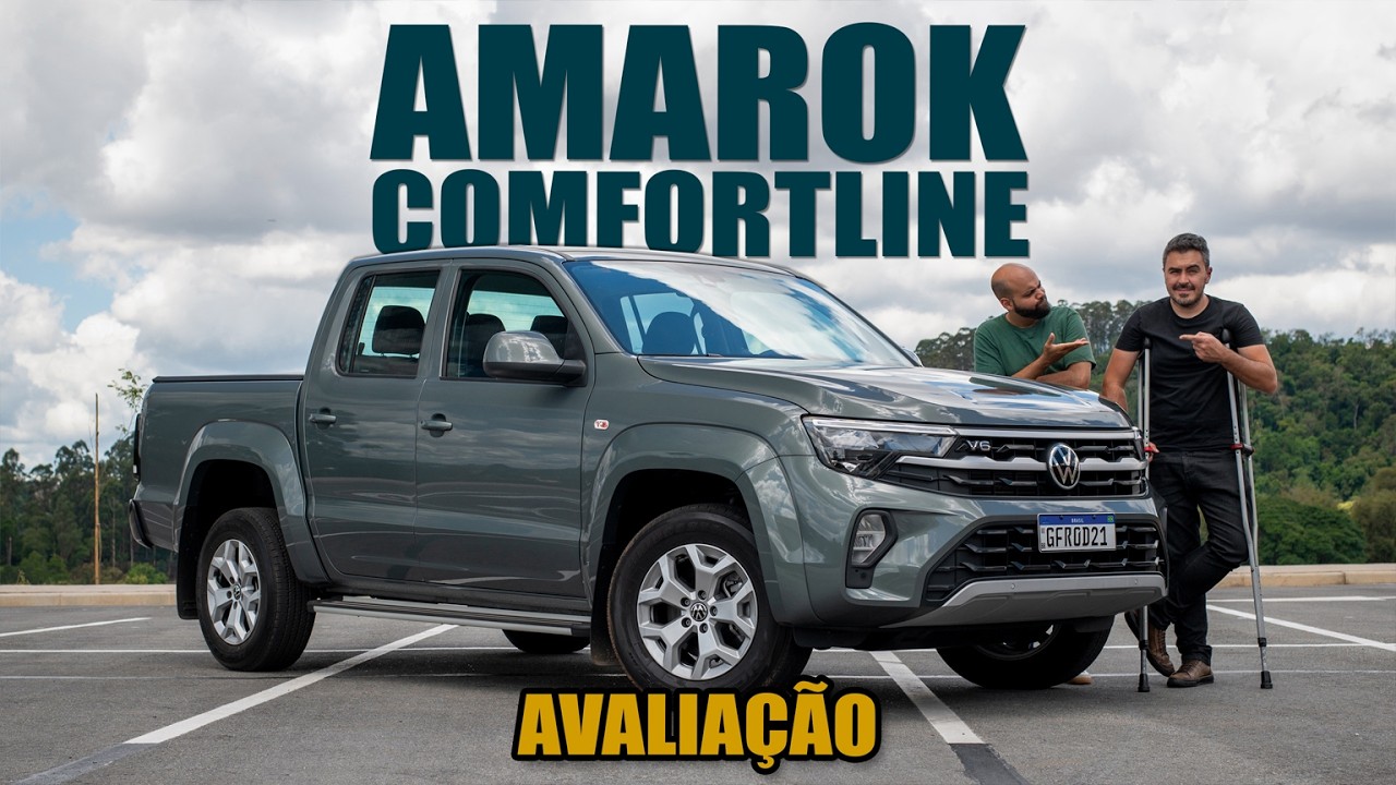 Volkswagen AMAROK COMFORTLINE 2025, a versão mais barata da picape média com motorzão V6 a Diesel!