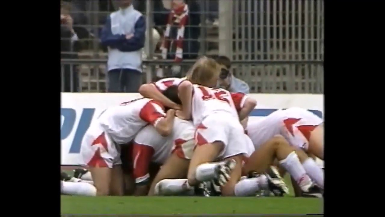 1990 Fortuna Düsseldorf - Hamburger SV 2:1 | Tore: Thomas Allofs & Karsten Hutwelker