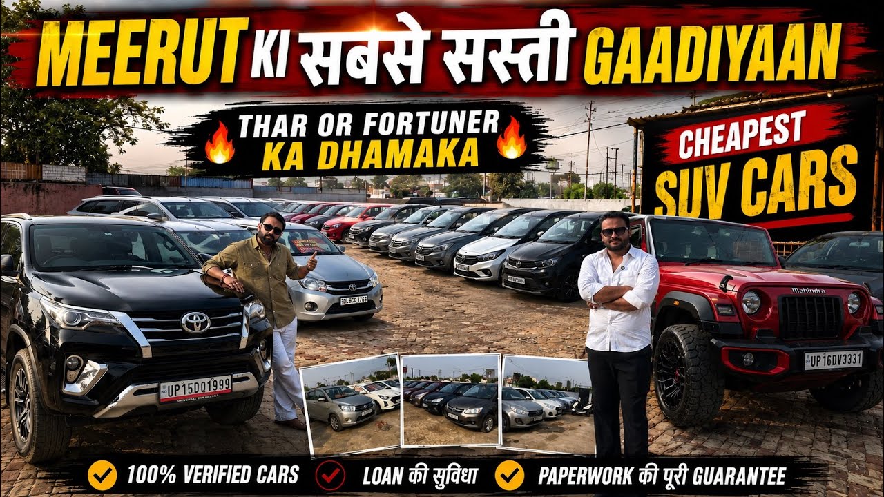 SUV Cars in Cheapest Price | Heavy Discount on Fortuner | Cars On Dealer Price | Used Cars in UP