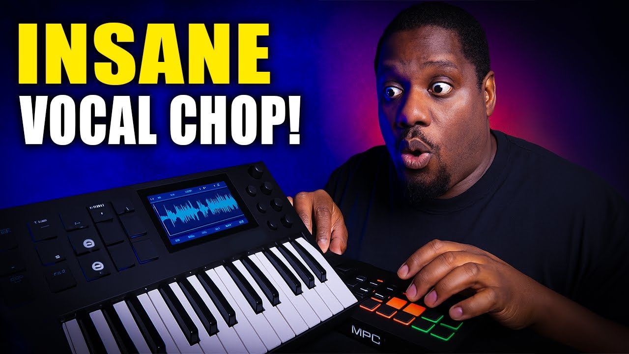 I Flipped This Vocal Sample Into a Crazy Beat! (MPC Key 37 Jam)