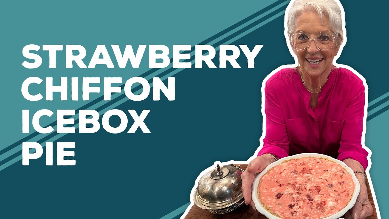 Love & Best Dishes: Strawberry Chiffon Icebox Pie Recipe | No Bake Dessert Ideas