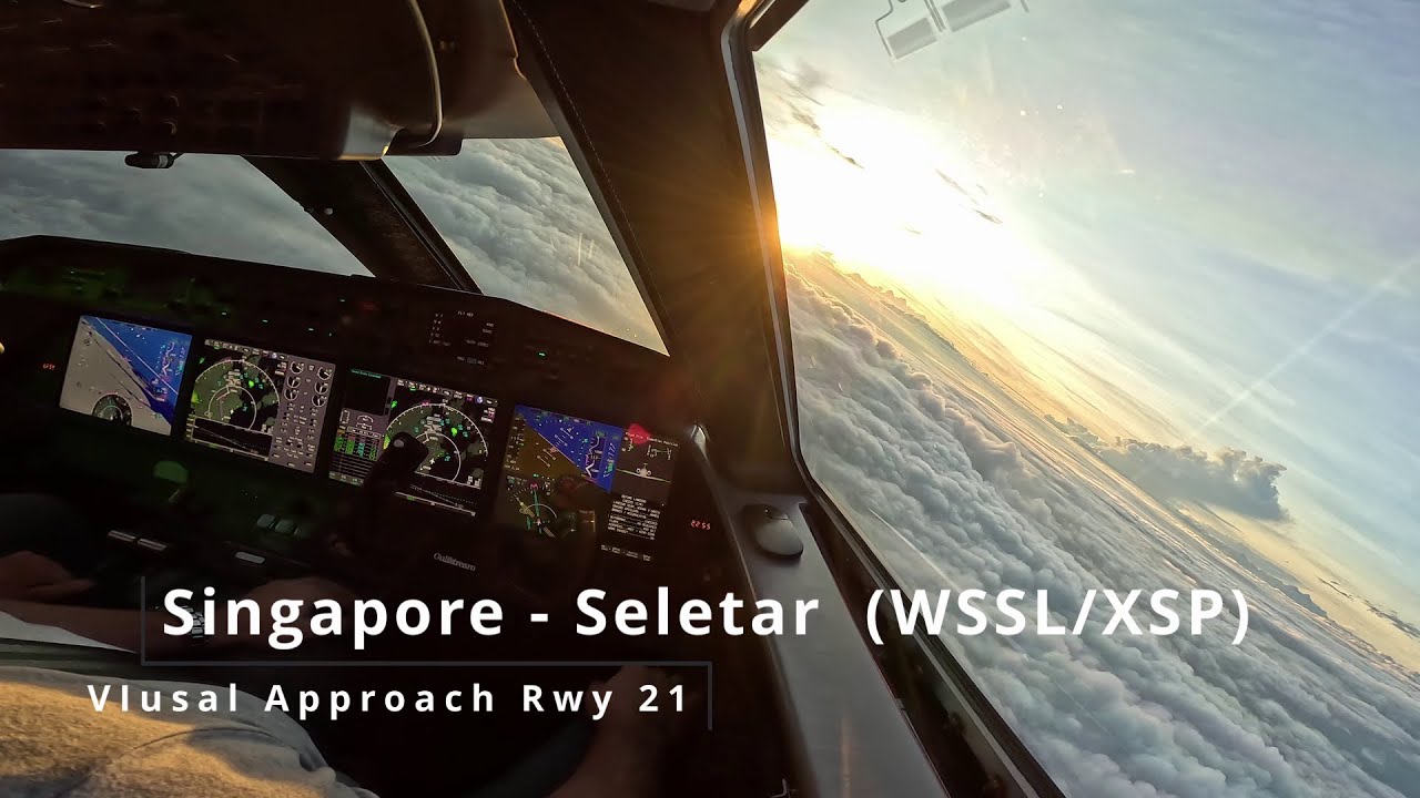 Landing Singapore - Seletar(WSSL/XSP) - Gulfstream G650