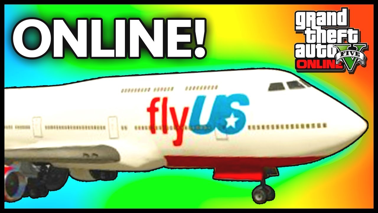 GTA 5: Get The JUMBO JET Online! GTA V Online 747 Jumbo Jet Glitch (GTA 5 Glitches)