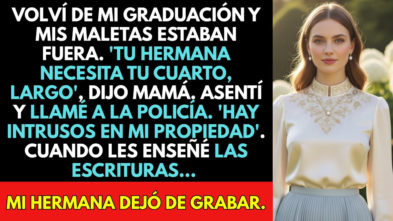 Mamá Me Echó En Mi Graduación Para Acomodar A Mi Hermana. No Sabía Que La Casa... Está A Mi Nombre.