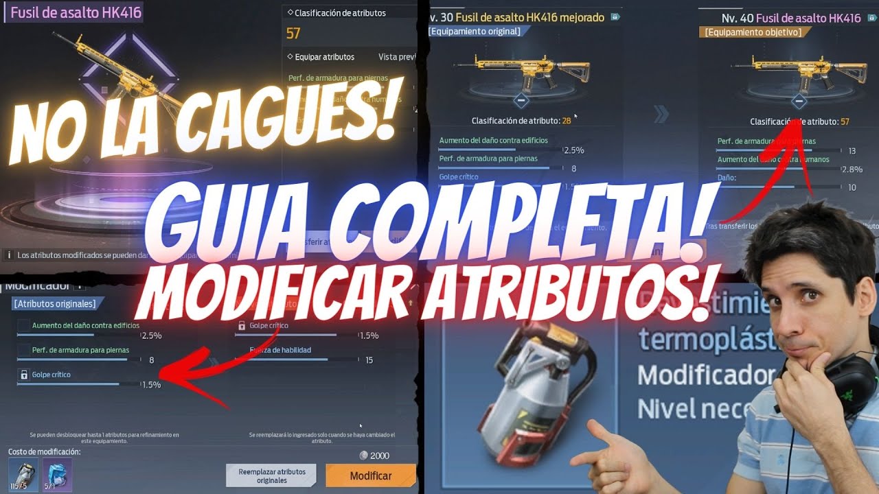 CUIDADO! TODO Sobre MODIFICAR ATRIBUTOS DE ARMA Y ROPA! | UNDAWN en ESPA&Ntilde;OL | Gu&iacute;a Principiantes