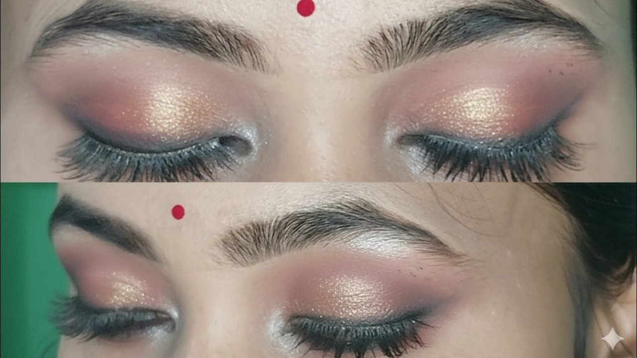 Easy Spotlight Eye Makeup Tutorial for Beginners | Smokey Glittery Eye Makeup