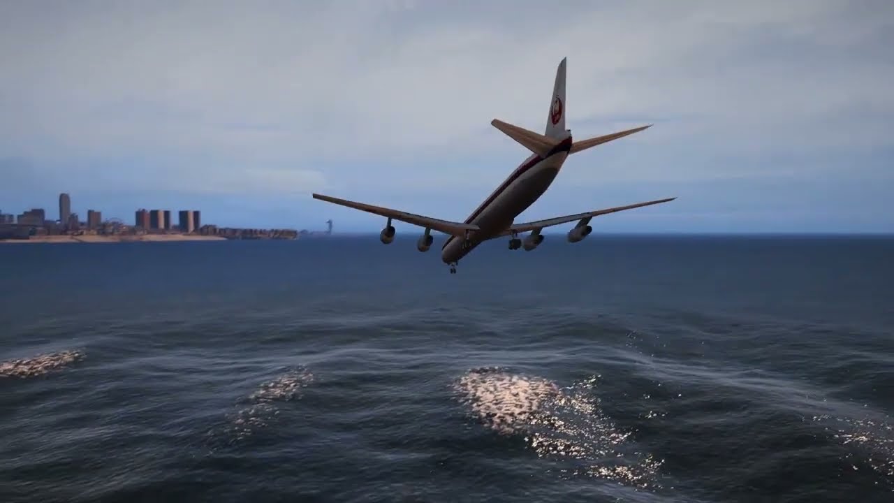 Japan Air Lines Flight 350 - Crash Animation