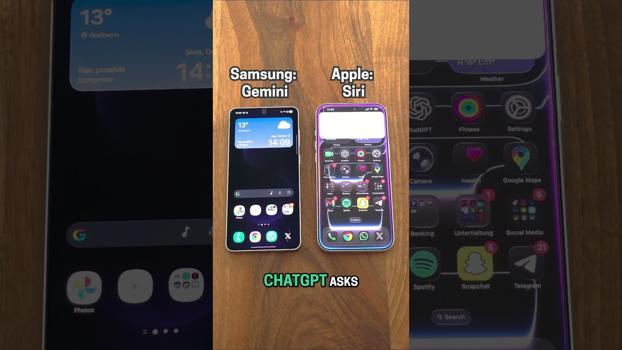🤜🤛 Siri против Gemini! Какой помощник лучше? 