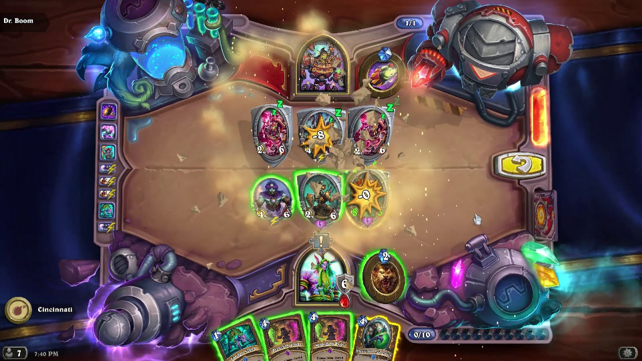 GUIDE: Survive Dr. Boom Boomsday Puzzle Secret Lab Survival Solutions / Answers - FAST (Hearthstone)