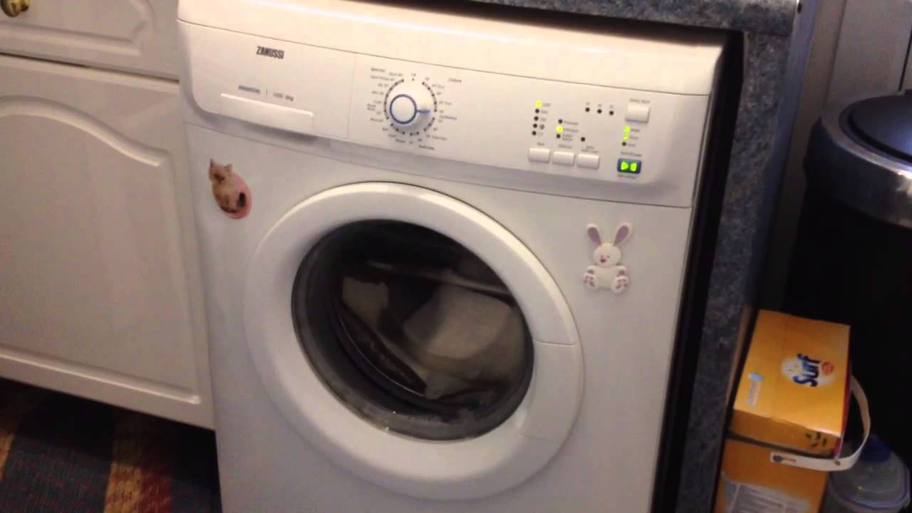 My zanussi washing machine on 1600 spin