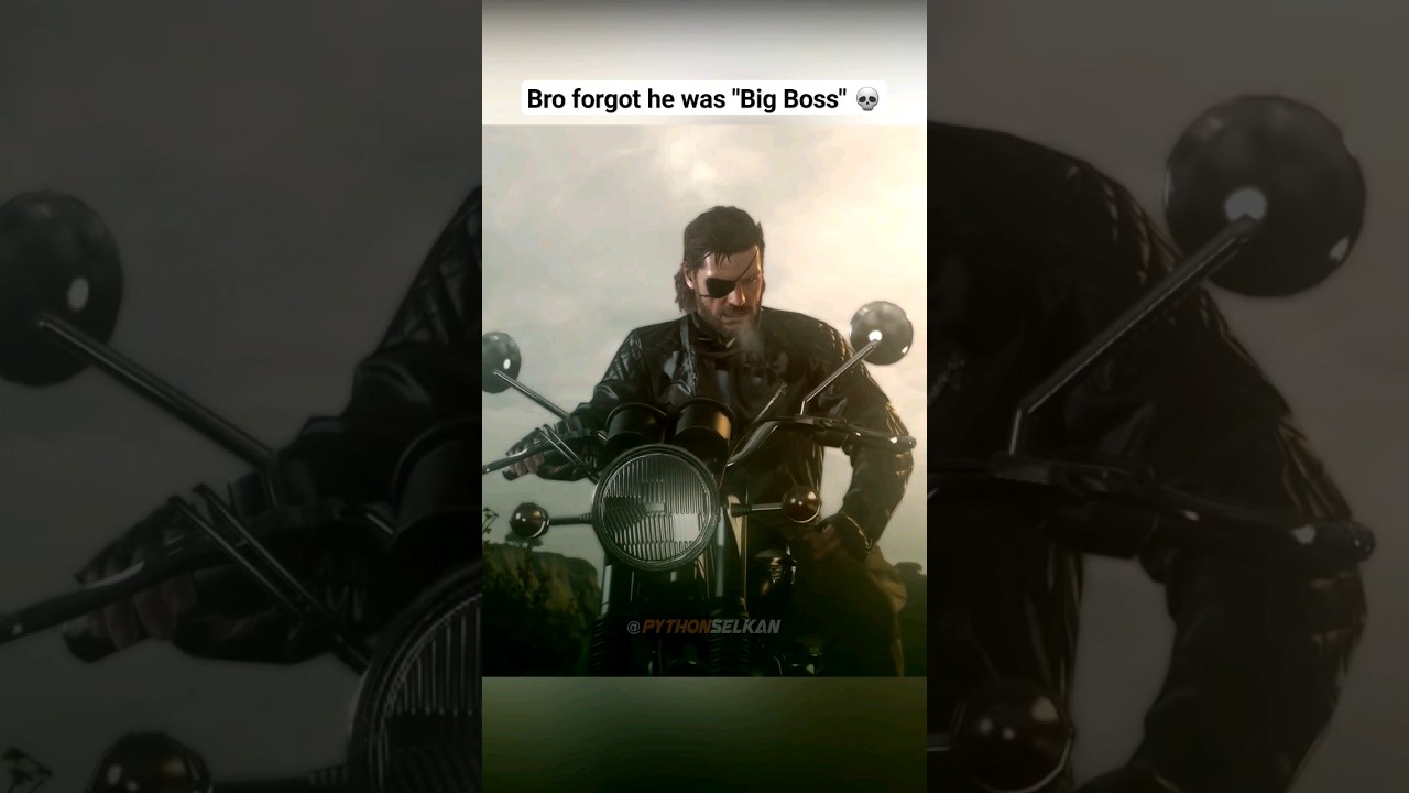 Bro forgot he was "Big Boss" 💀 (Meme) 