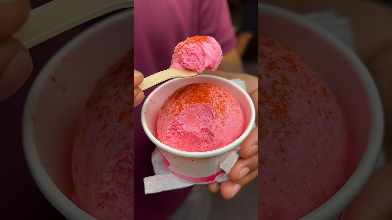 Pune&rsquo;s Spicy Guava Ice Cream 🍦 | Aamchur Powder Twist 😋 | Street Food in Pune