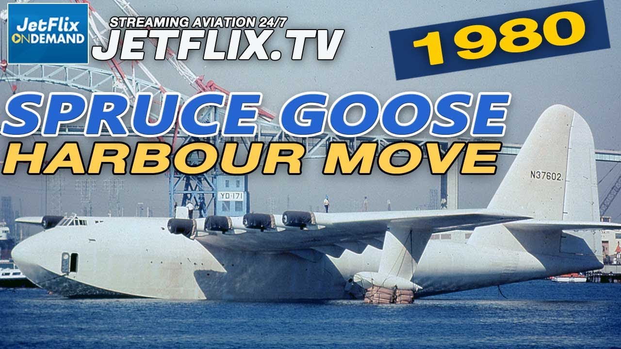 Howard Hughes Spruce Goose Harbour Move 1980 FOUND PHOTOS!