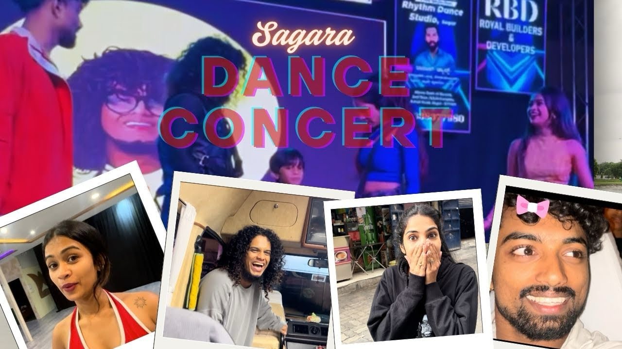 DANCE CONCERT weekend in SAGARA + BENGALURU diaries ( Kaushik Suvarna and team ) ✨