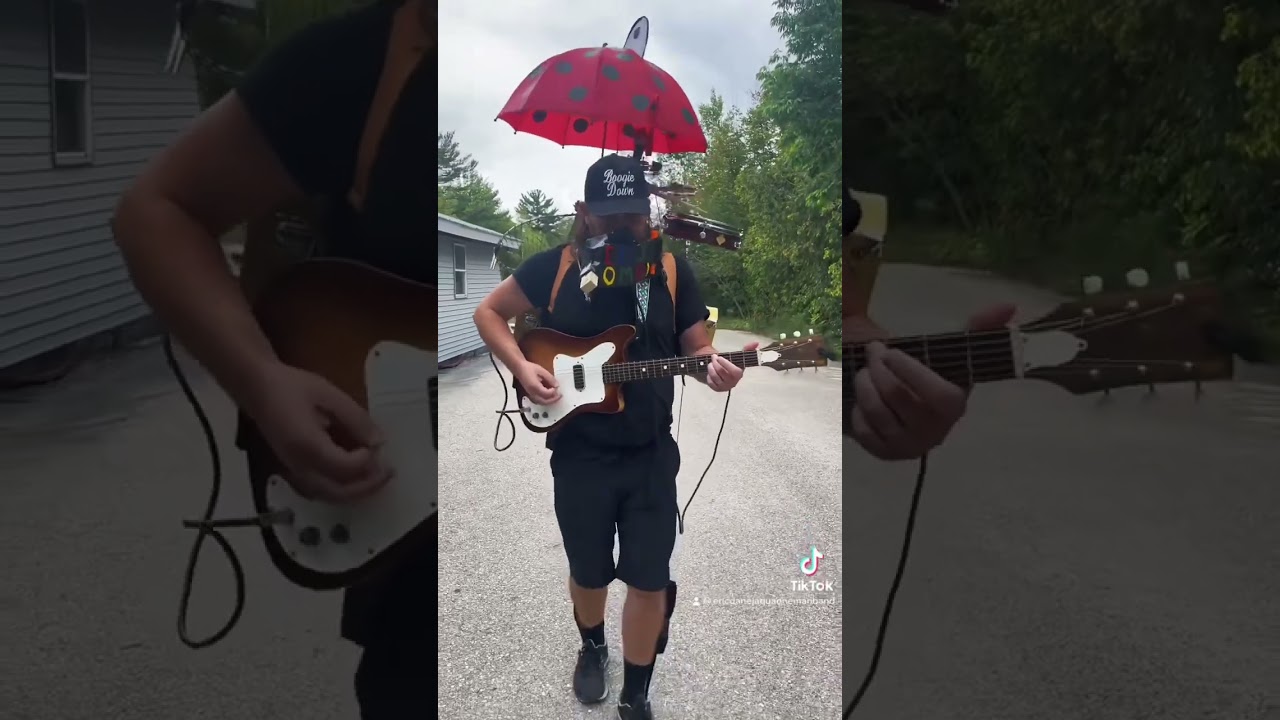 #ericdanejaqua #farmerfootdrums #onemanband #busker #puremichigan #guitar #backbeat #music