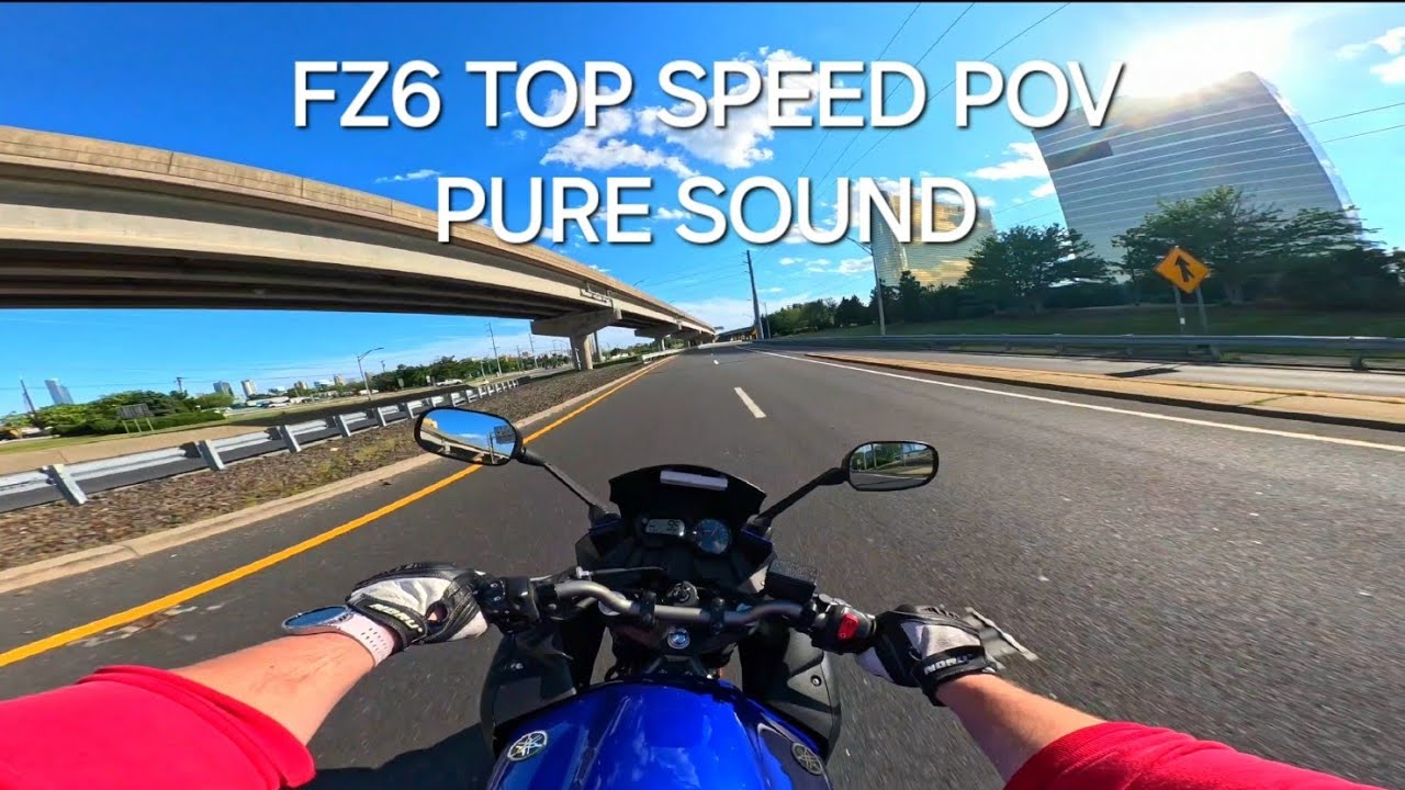 Yamaha FZ6 POV PURE SOUND TOP SPEED